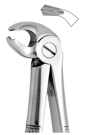 Lower tooth forceps – english pattern (anatomic design)