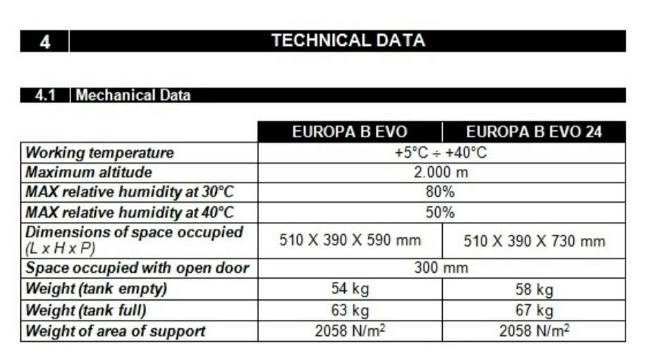 Europa B EVO 24 - Fractional Vacuum Steam Autoclave