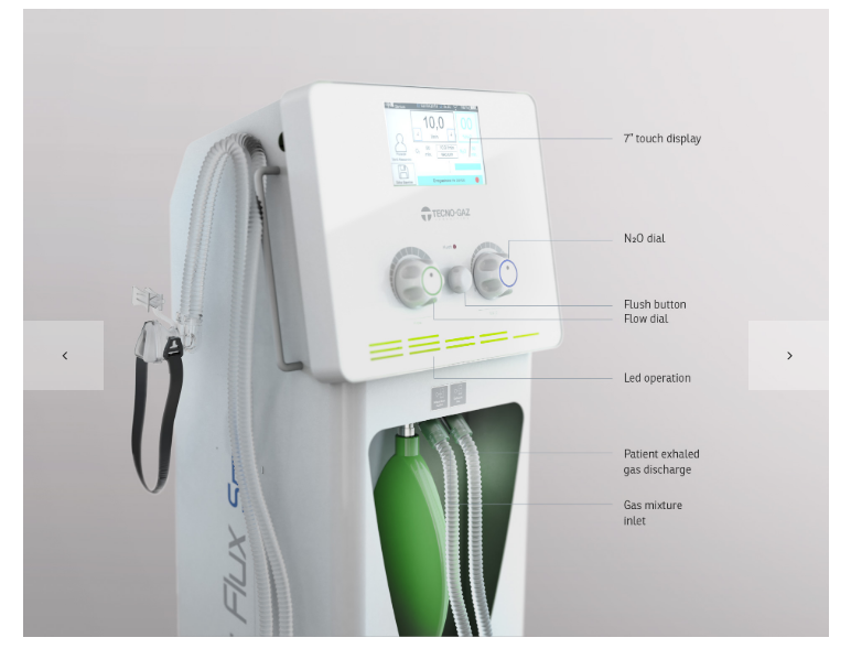 Master Flux Smart- Digital Nitrous-Oxide Sedation