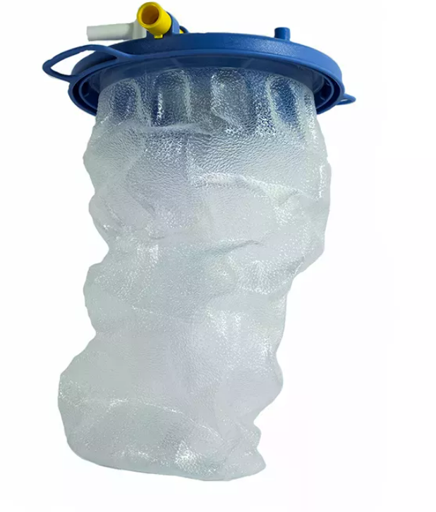 Flovac Disposable Liner Bag Hydrophobic 2L with Lid for Kyri Dss Device