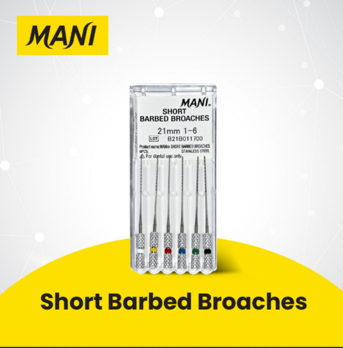 MANI Short Barbed Broaches