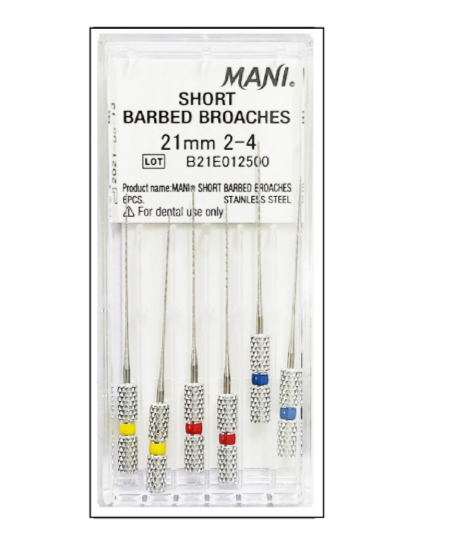 MANI Short Barbed Broaches