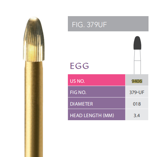 Gold Finishing Burs - Fine Finishing - 30 Blade