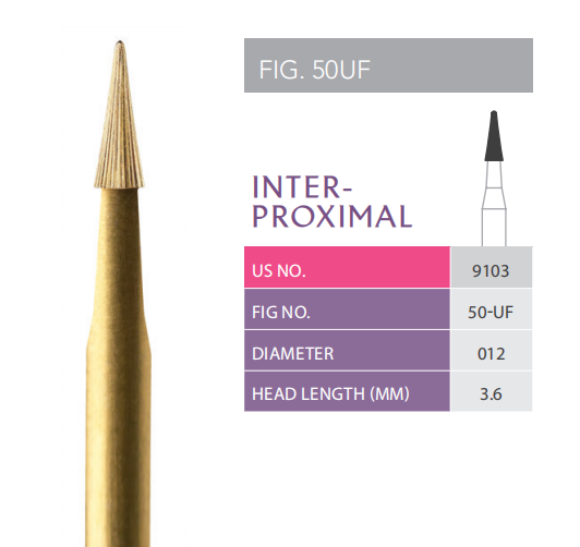 Gold Finishing Burs - Fine Finishing - 30 Blade