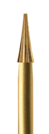 Gold Finishing Burs - Trimming & Finishing - 12 Blade