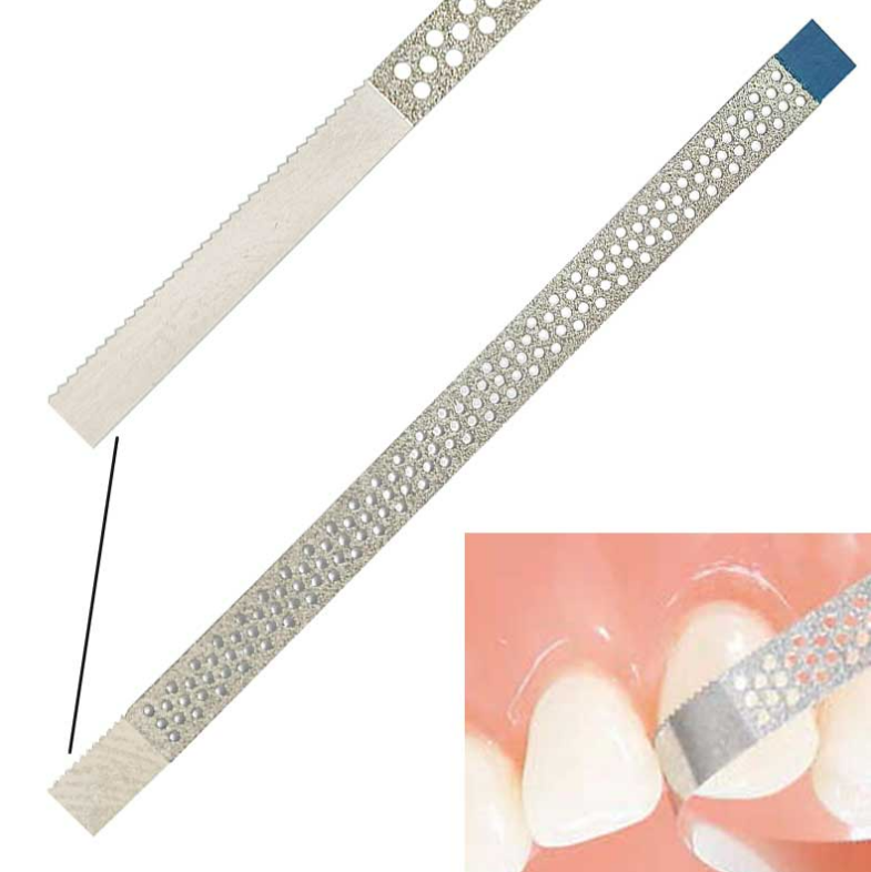Diamond Finishing Strip - Single Sided Coated- Perforated & Serrated