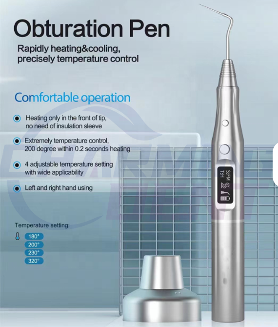 Obturation Pen- Gutta Percha Cutter- Silver- CV-Fill-PI Model