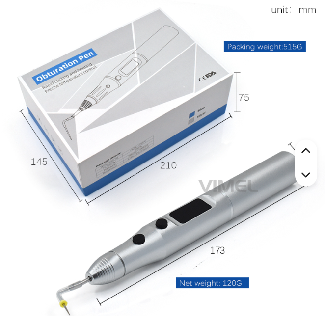 Obturation Pen- Gutta Percha Cutter- Silver- CV-Fill-PI Model