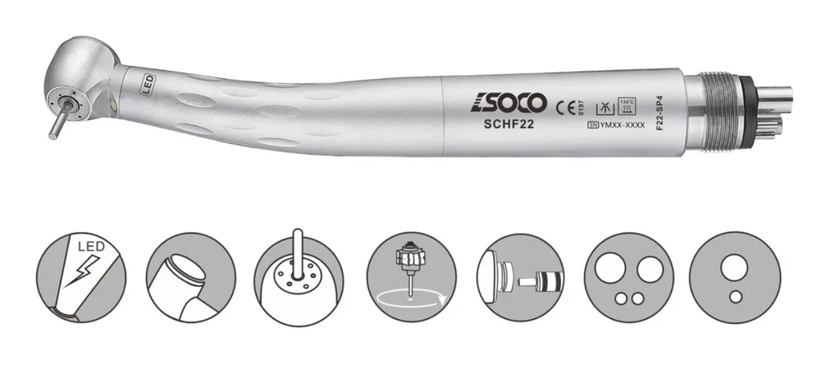 (SCHF22)- LED Handpiece with Generator 4 Holes