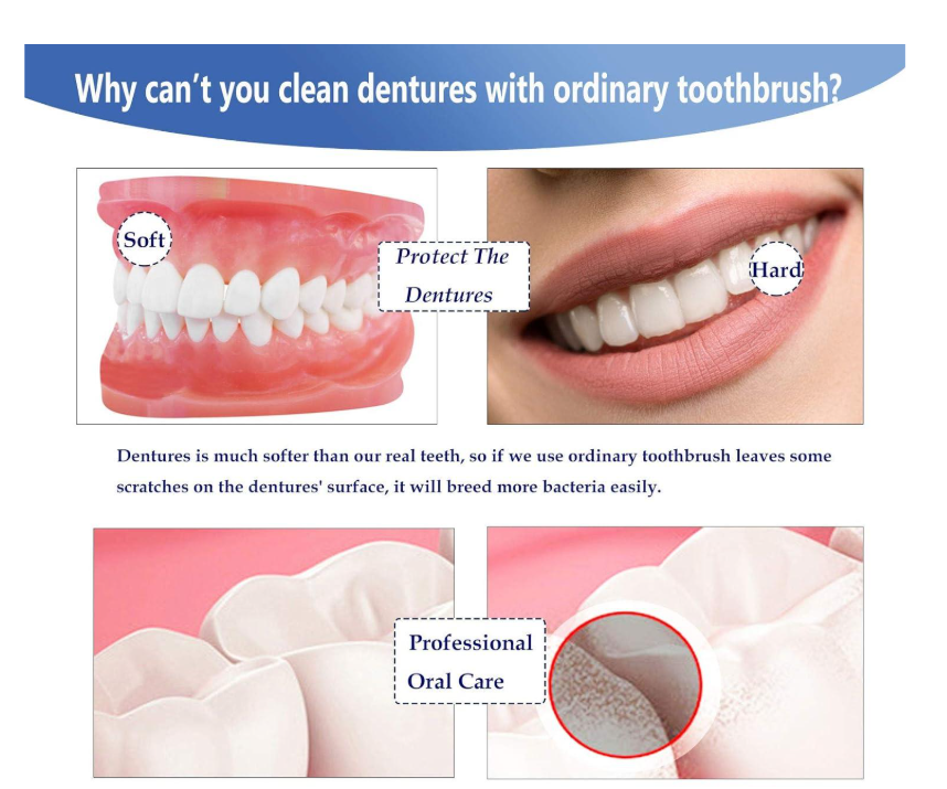 Denture Brush Double Sided