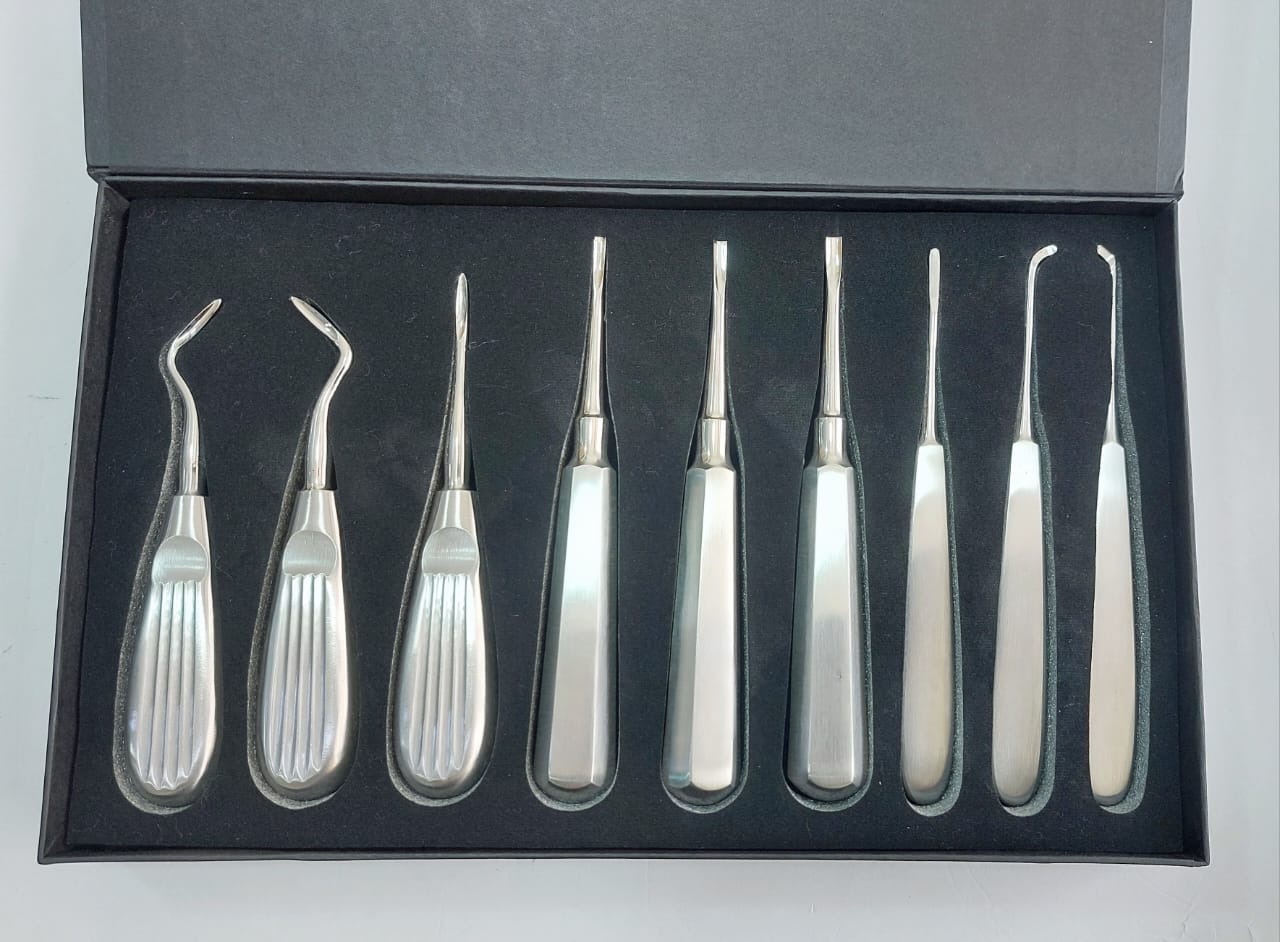 Root Elevator Kit- Set of 9 PCs