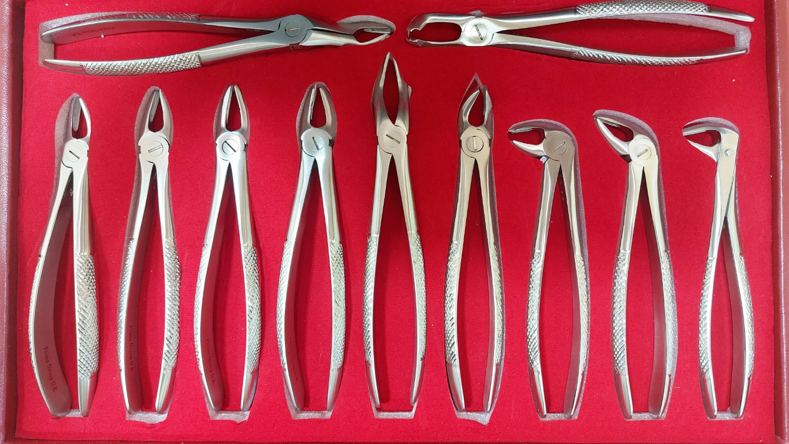 TOOTH FORCEPS KIT - SET OF 11 PCs