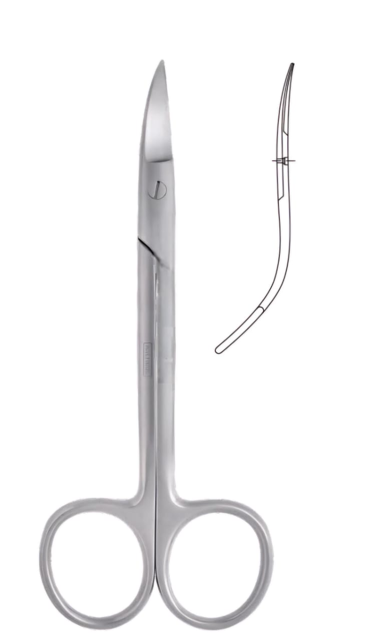 SURGICAL SCISSOR - DOUBLE CURVED