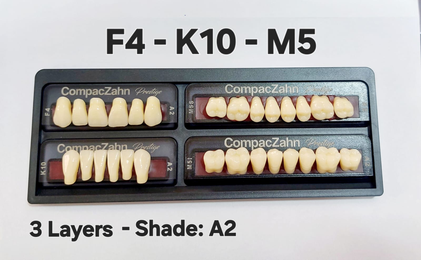 CompacZahn Acrylic Teeth 3 Layers Shade: A2
