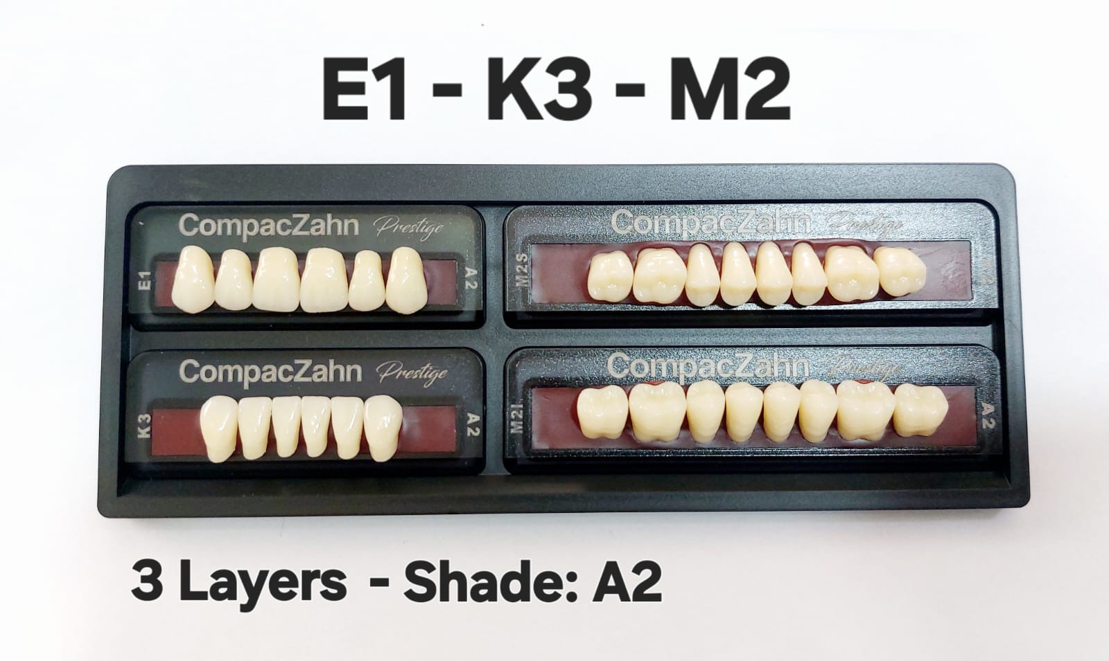 CompacZahn Acrylic Teeth 3 Layers Shade: A2
