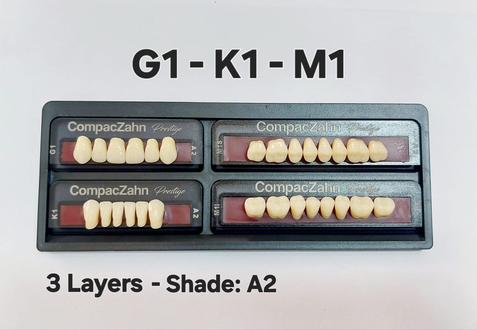 CompacZahn Acrylic Teeth 3 Layers Shade: A2