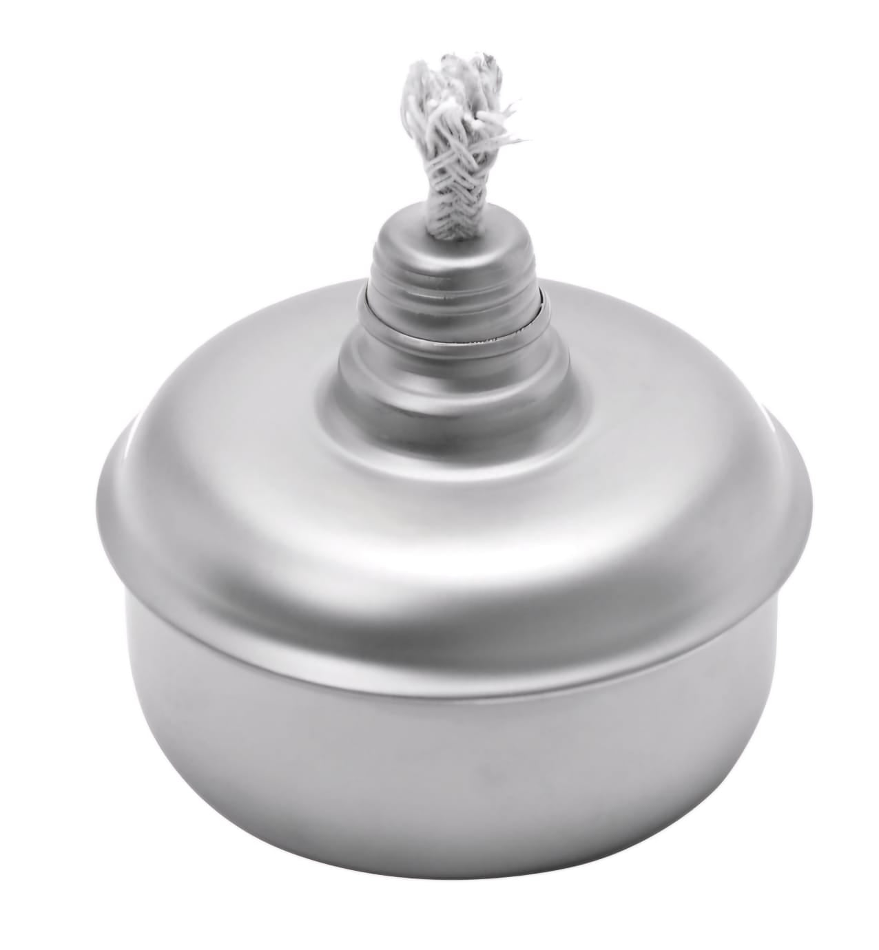 Alcohol Burner With a Wick Stainless Steel