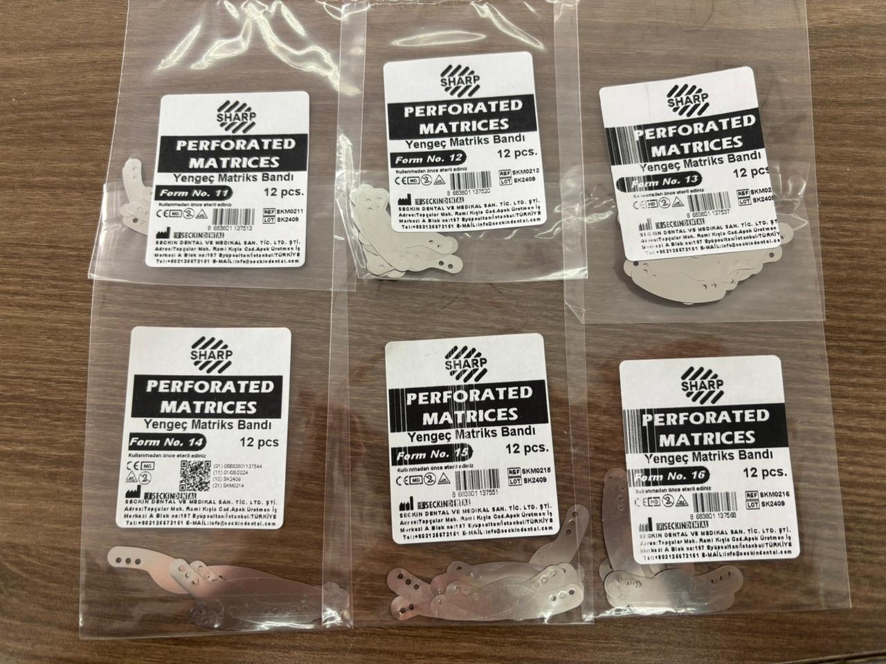 Matrix band crap Perforated - 12pcs/bag