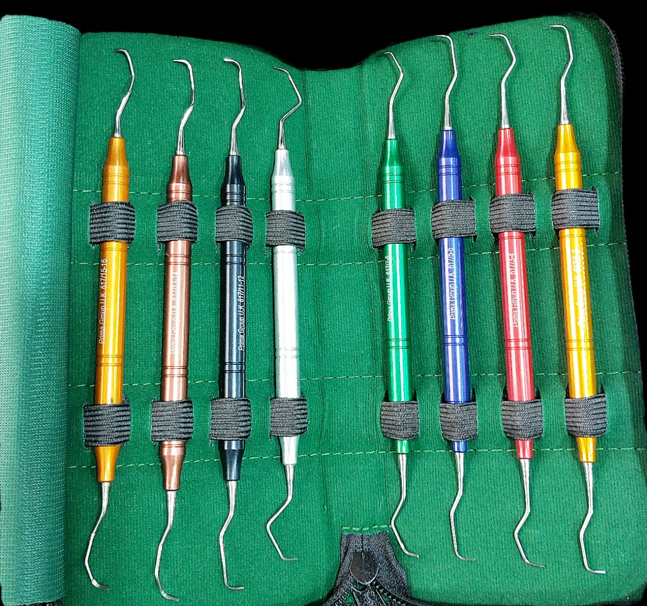 Gracey Curette Kit- Colored Aluminium Handle