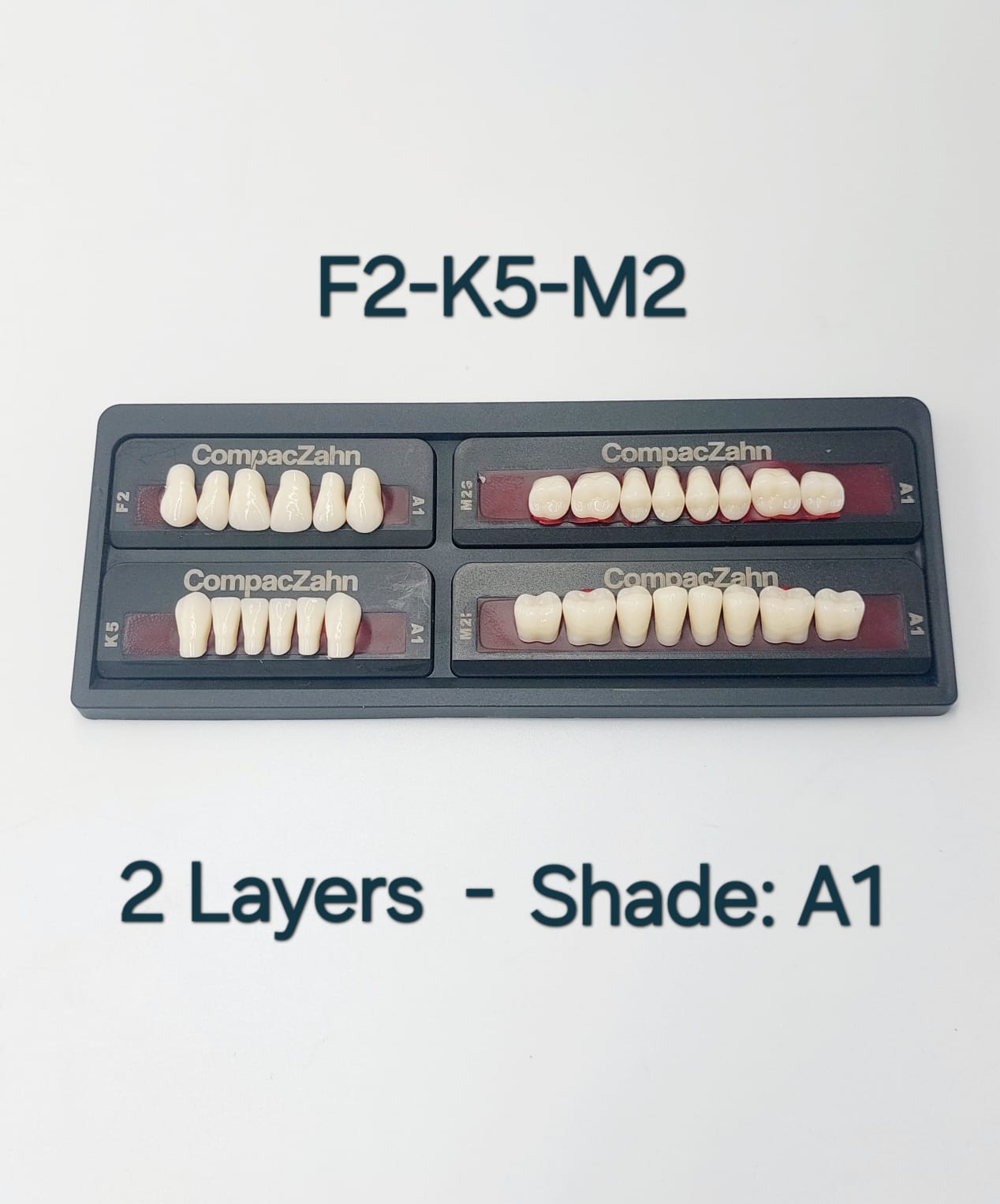 CompacZahn Acrylic Teeth 2 Layers Shade: A1