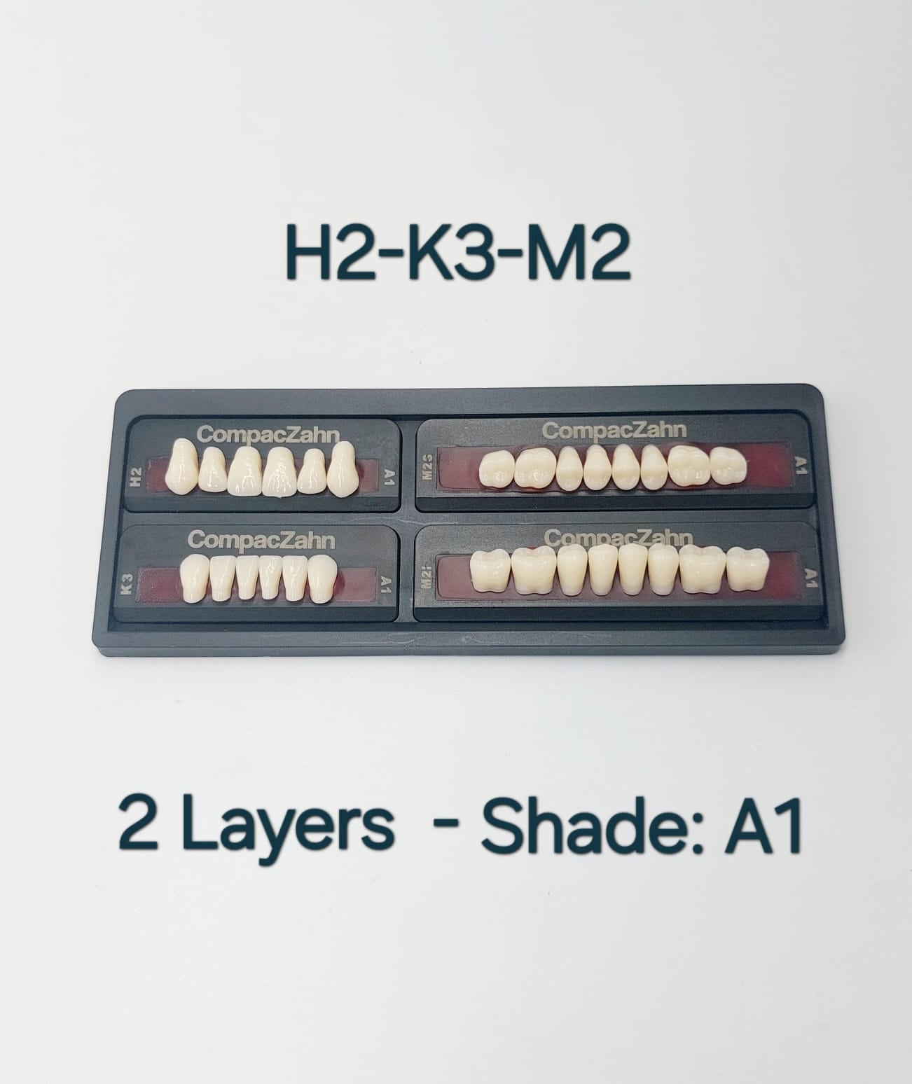 CompacZahn Acrylic Teeth 2 Layers Shade: A1