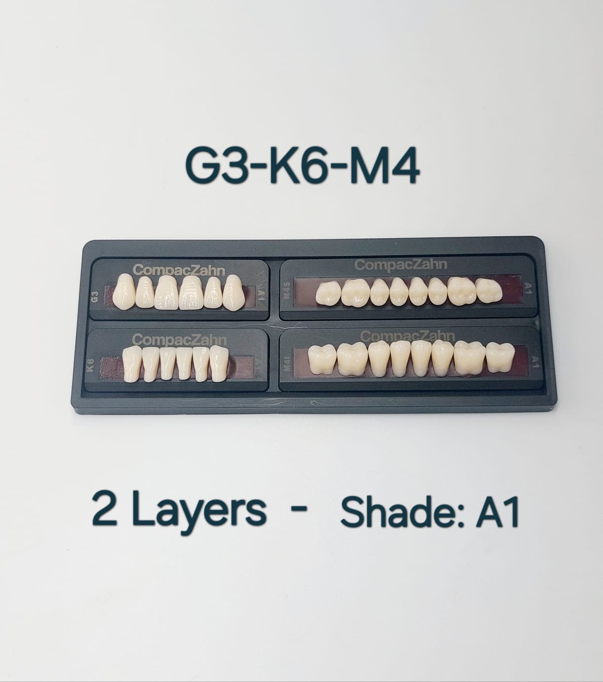 CompacZahn Acrylic Teeth 2 Layers Shade: A1