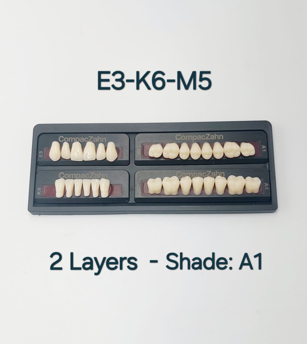 CompacZahn Acrylic Teeth 2 Layers Shade: A1