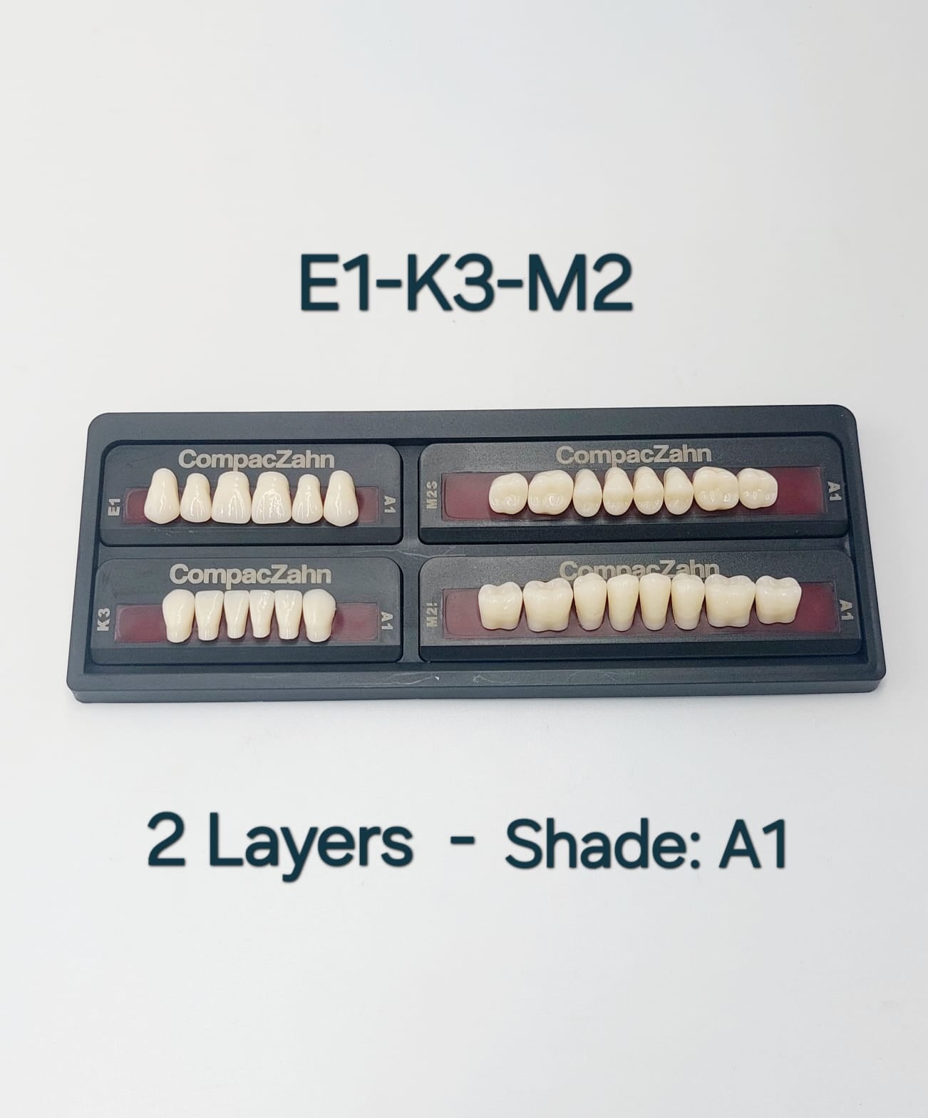CompacZahn Acrylic Teeth 2 Layers Shade: A1