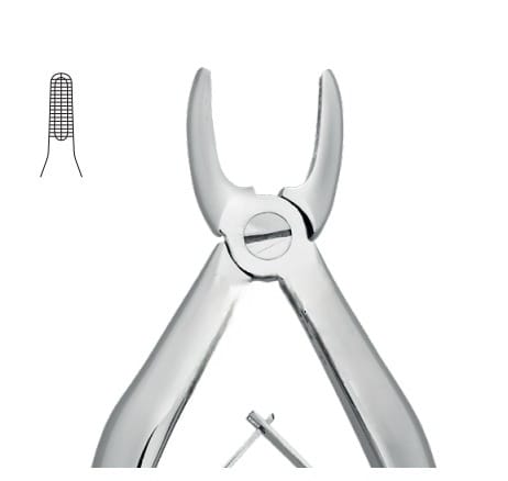 PEDODONTIC TOOTH FORCEPS - SPRINGS LOADED HANDLE