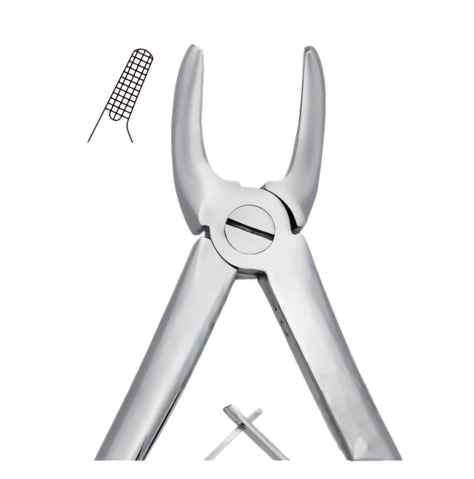 PEDODONTIC TOOTH FORCEPS - SPRINGS LOADED HANDLE