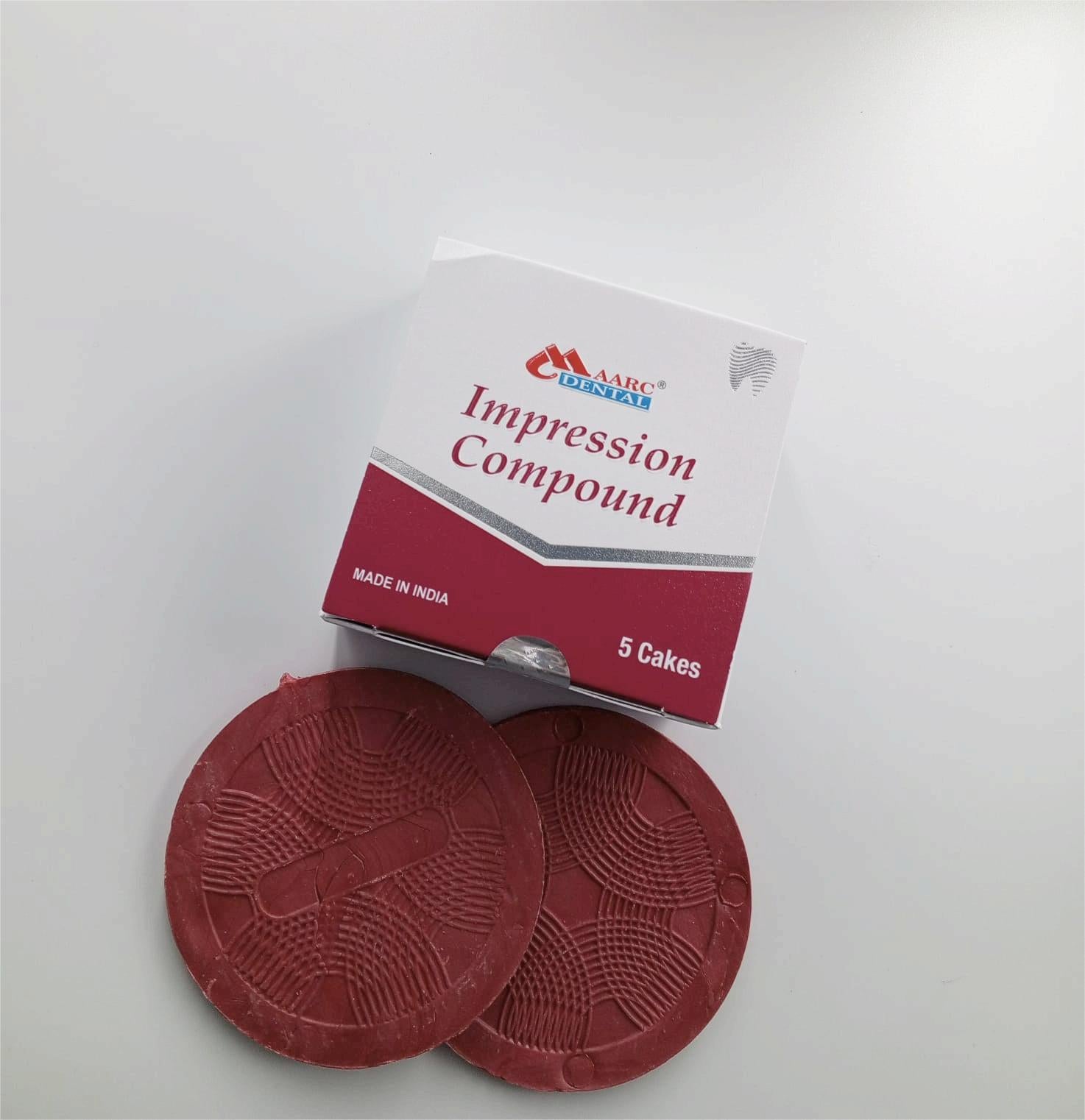 Impression Compound 5 Cakes Red 200g