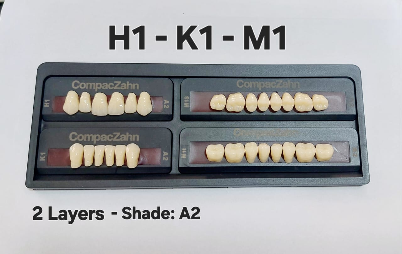 CompacZahn Acrylic Teeth 2 Layers Shade: A2