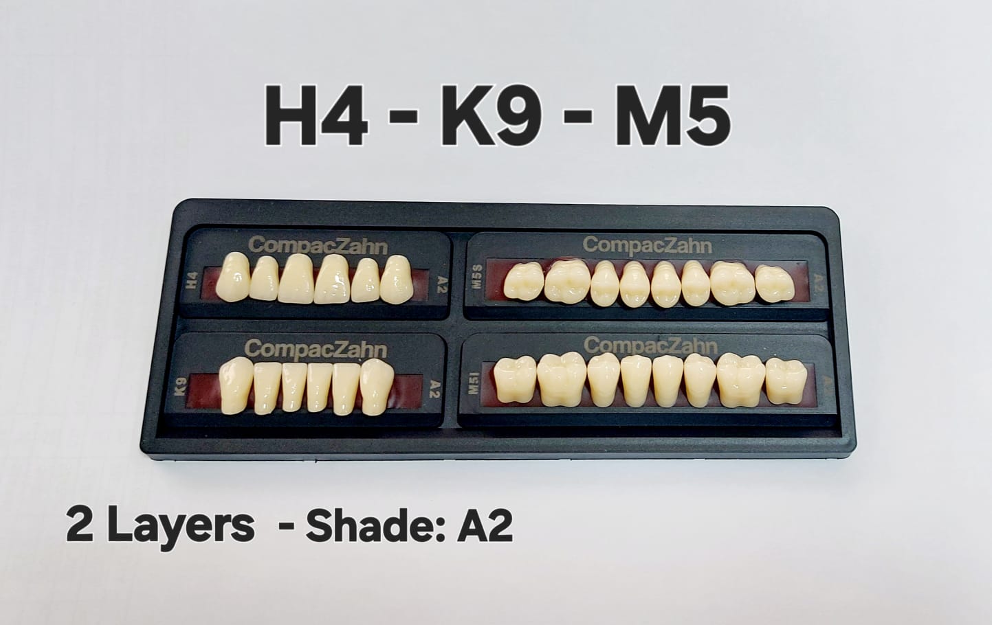 CompacZahn Acrylic Teeth 2 Layers Shade: A2