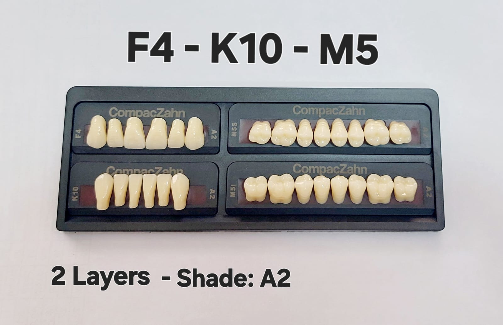 CompacZahn Acrylic Teeth 2 Layers Shade: A2