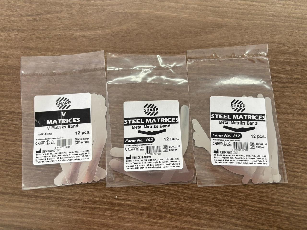 Anatomical matrix band - 12pcs/bag