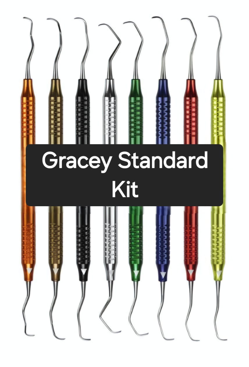 Gracey Curette Kit- Colored Aluminium Handle