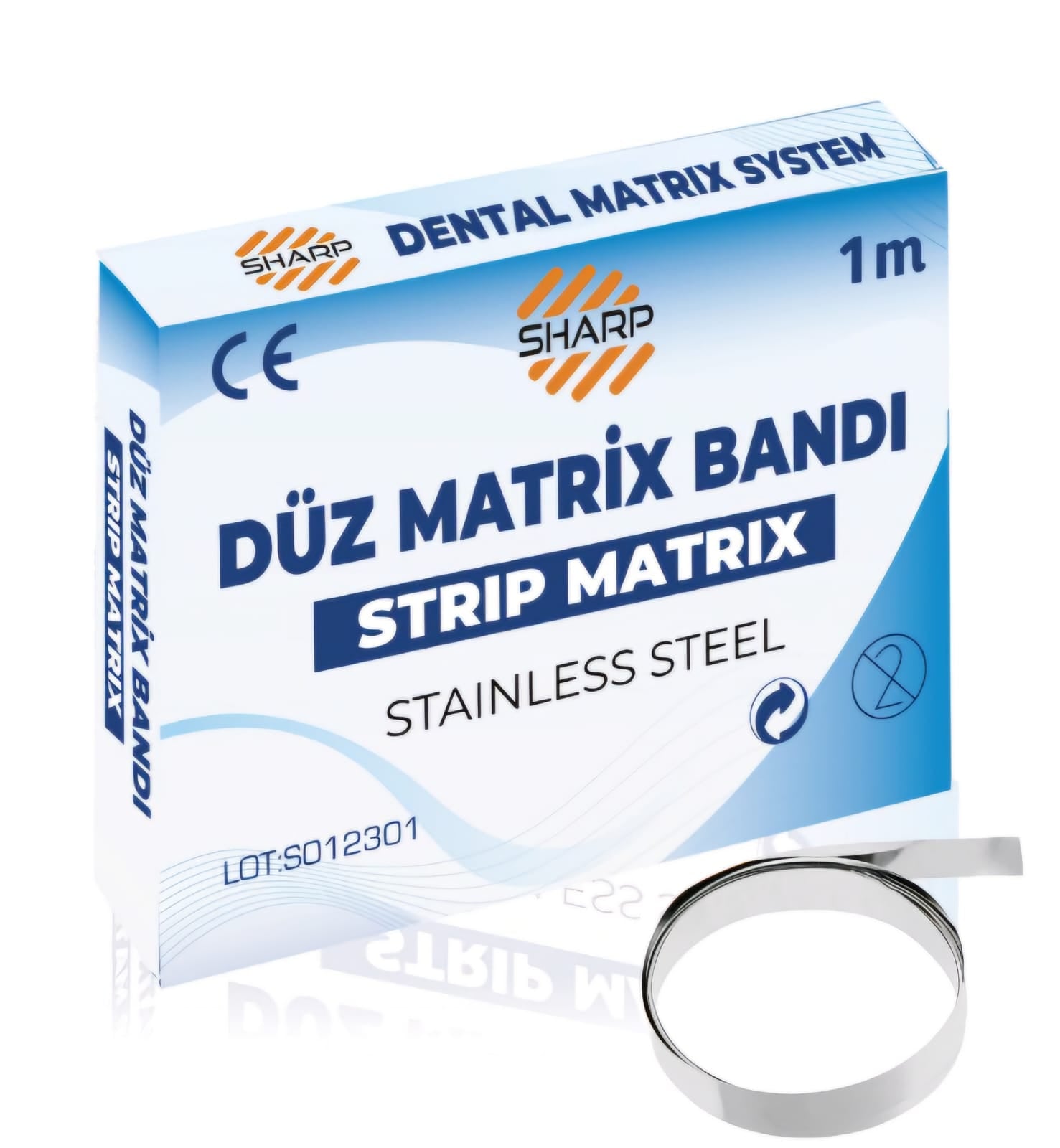 Matrix band flat strip stainless steel