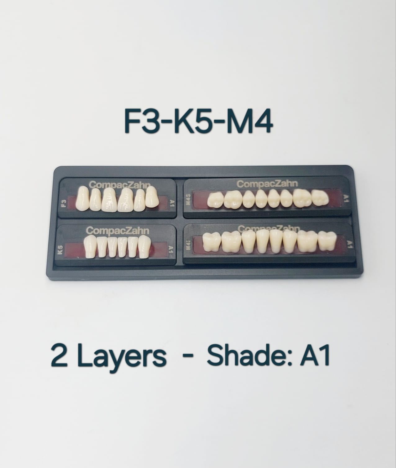 CompacZahn Acrylic Teeth 2 Layers Shade: A1