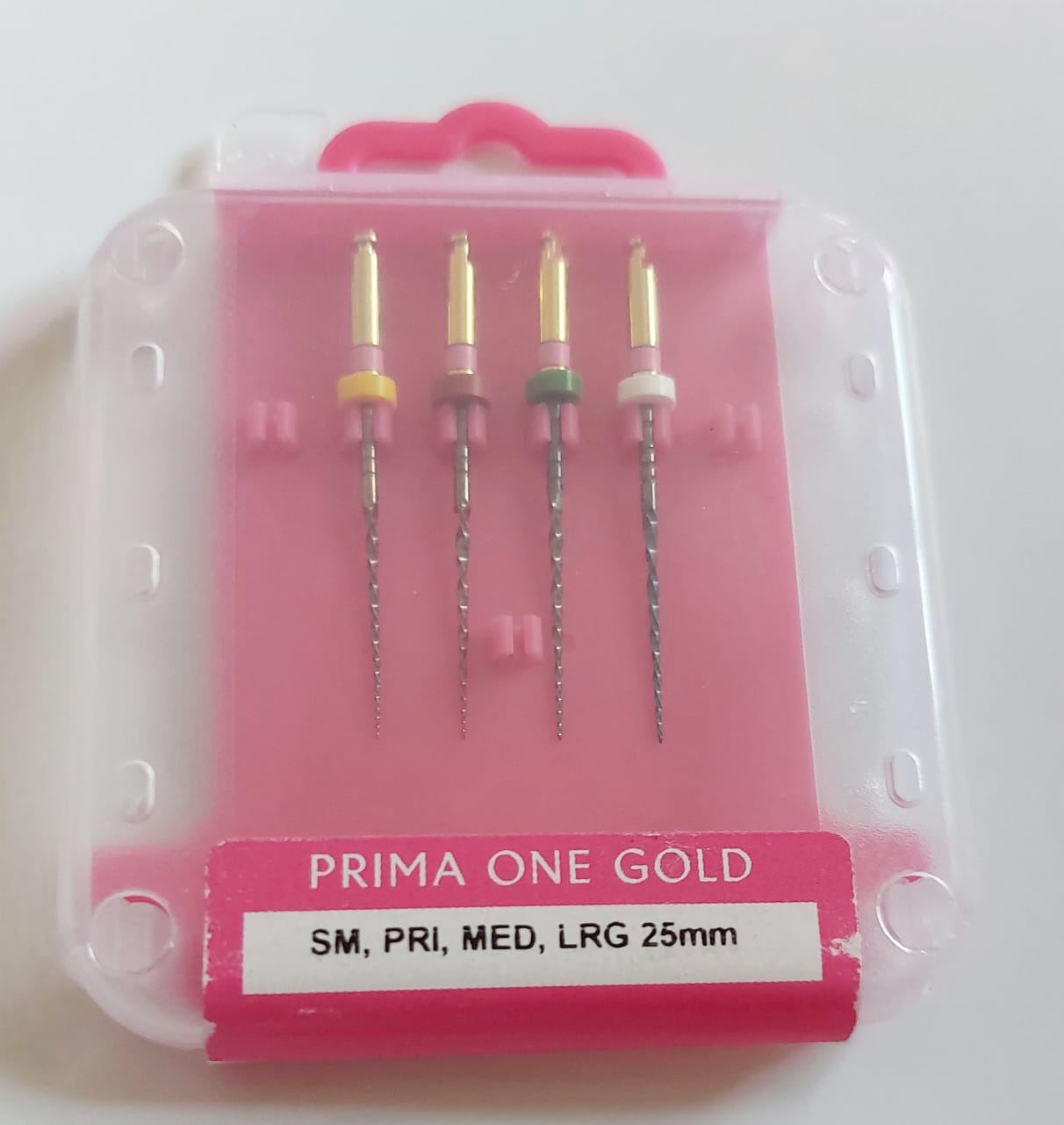 Endo Files - Prima Taper One Gold- Reciprocating NiTi Rotary Files