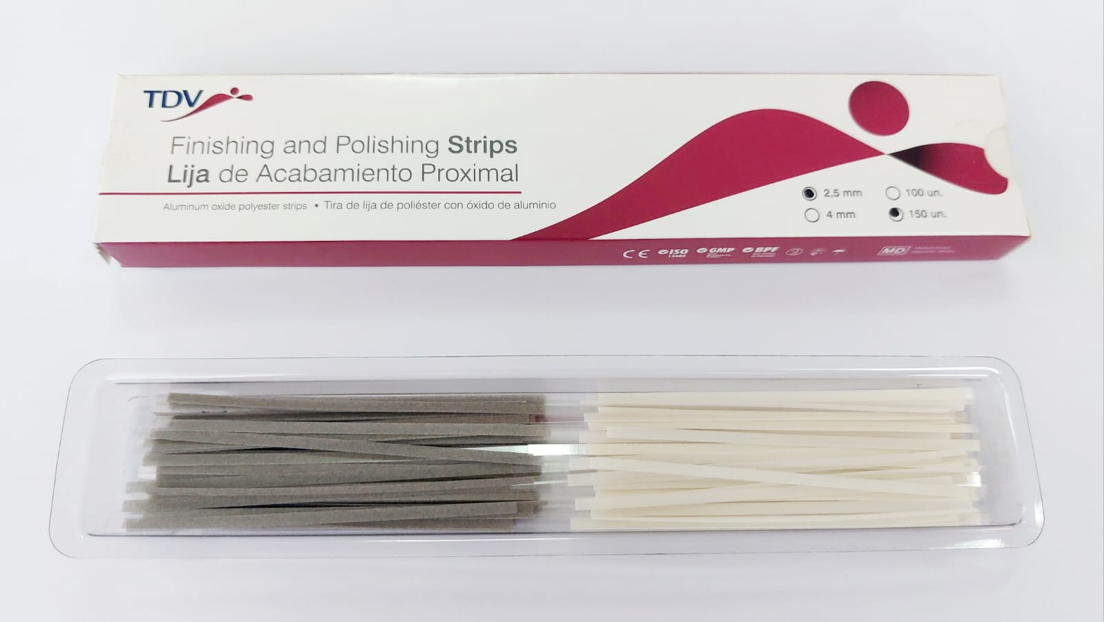 Finishing and Polishing Strips - Aluminum Oxide Coated Polyester Strips
