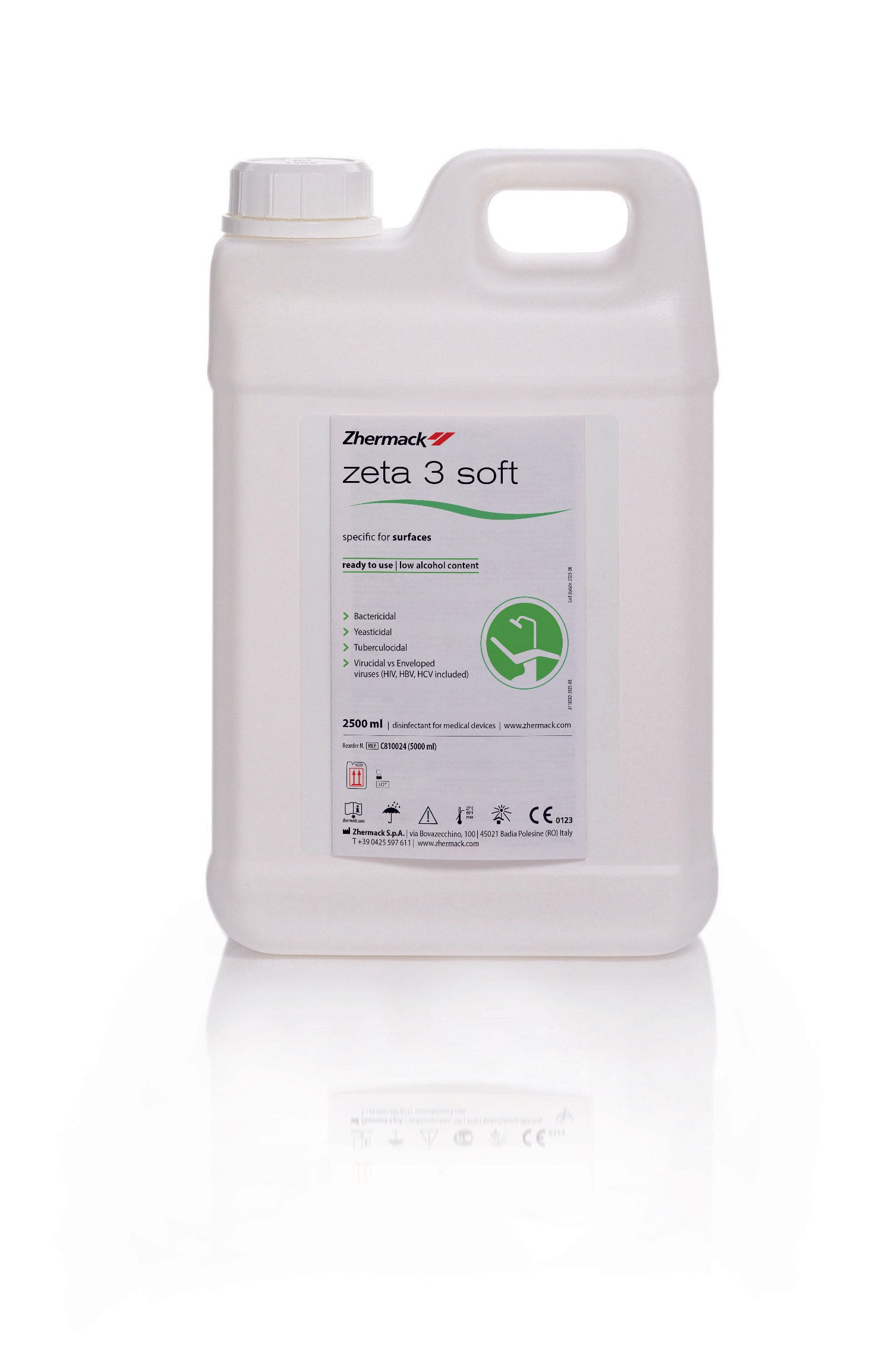 Zeta 3 Soft - Alcoholic Disinfectant & Cleaner