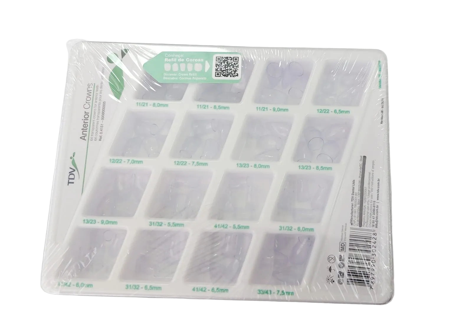 Transparent Crowns For Teeth Reconstruction