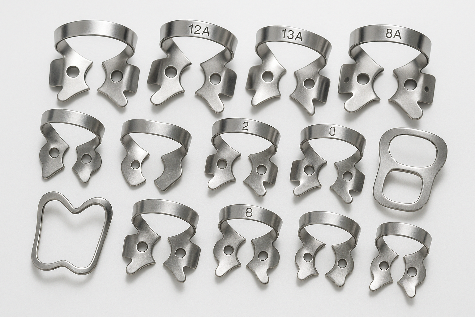 Ruber Dam Clamps