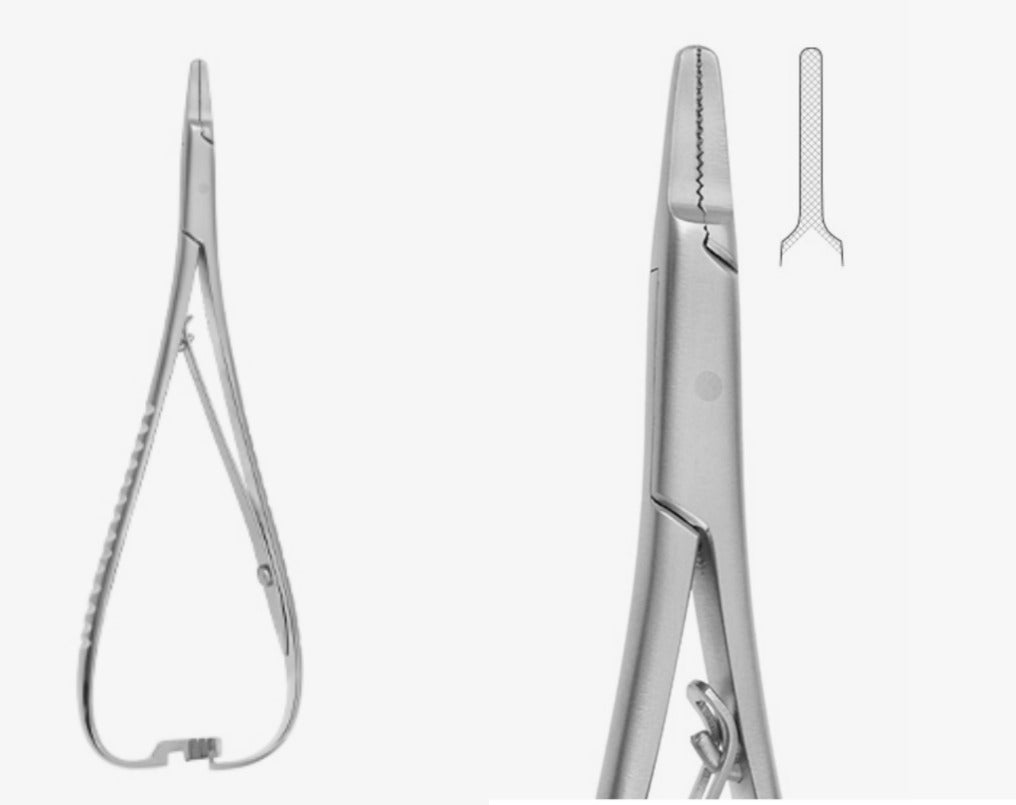 Needle Holder Mathieu Straight Fine Point 140mm