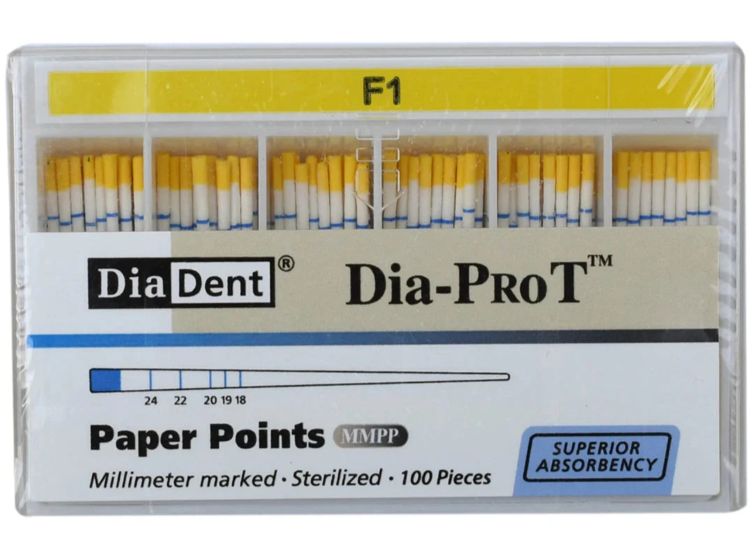 Dia-ProT Paper Points Millimeter Marked Root Canal Filling Material