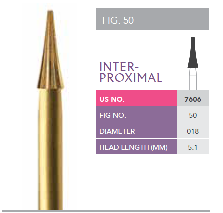 Gold Finishing Burs - Trimming & Finishing - 12 Blade