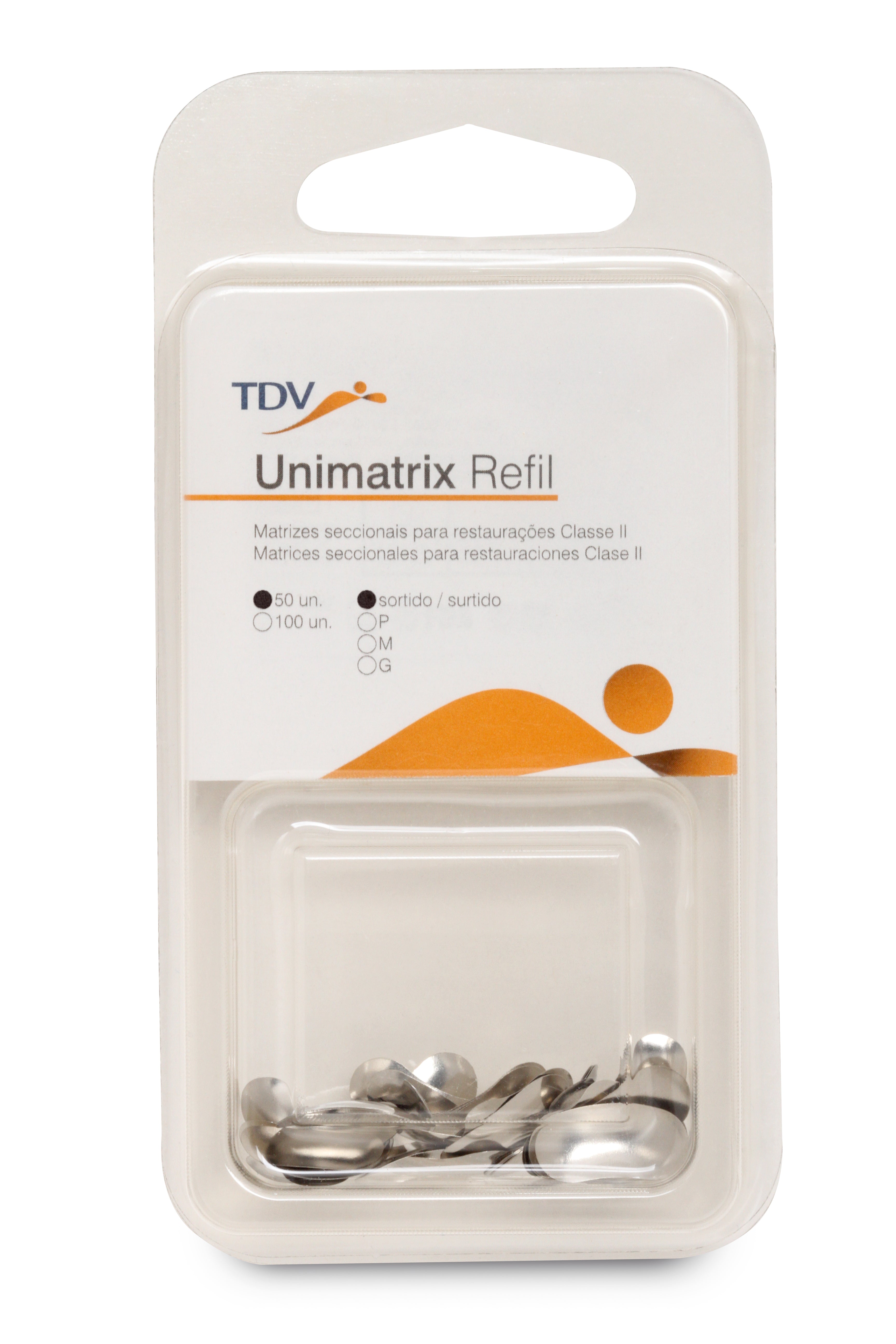 Unimatrix Refill -  Stainless Steel Preformed Sectional Matrices